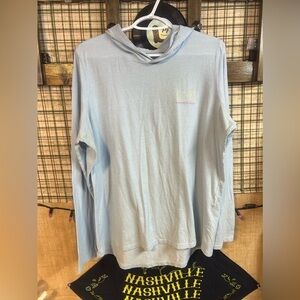 Vineyard Vines Light Blue Long Sleeve T-shirt Hoodie  XL